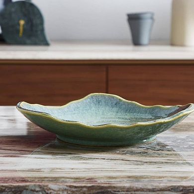 Large Ceramic Decorative Bowl for Centerpiece
