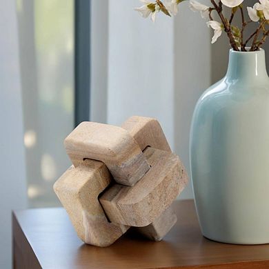 Interlocking Marble Stone Decorative Sculpture