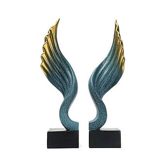 Vintage Unique Designed Wing Decorative Sculpture