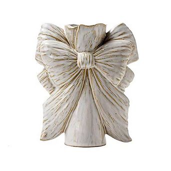 Stylish Ceramic Bow Ornamental Vase