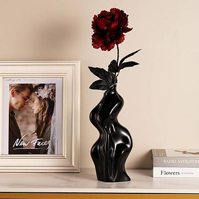 Ceramic Female Body Style Ornamental Vase