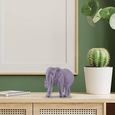 Resin Elephant Figurine Decorative Sculpture