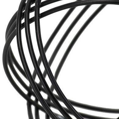 Plaid Pattern Metal Decorative Sculpture