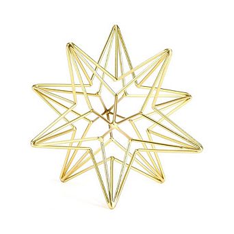 3D Metal Gold Starburst Tabletop Sculpture