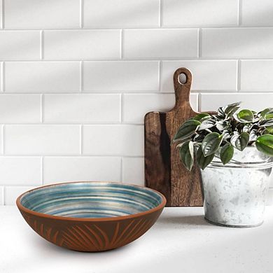 Handmade Rustic Terracotta Decorative Bowl