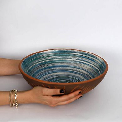 Handmade Rustic Terracotta Decorative Bowl