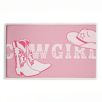 Stupell Home Decor Cowgirl Decorative Bath Mat