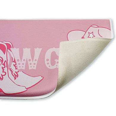 Stupell Home Decor Cowgirl Decorative Bath Mat