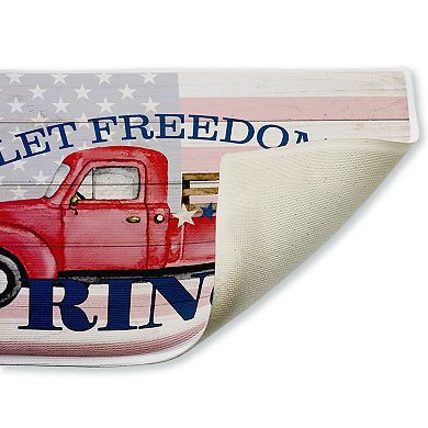 Stupell Home Decor Let Freedom Ring Truck Decorative Bath Mat