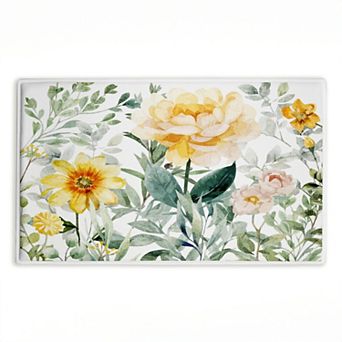Stupell Home Decor Floral Garden Bath Mat