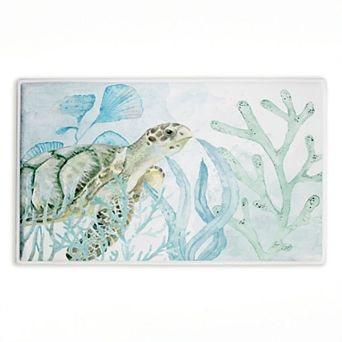 Stupell Home Decor Turtle In The Sea Bath Mat