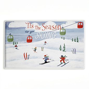 Stupell Home Decor Tis The Season Ski Slopes Bath Mat
