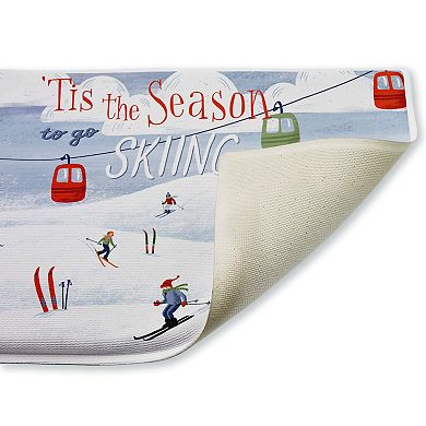 Stupell Home Decor Tis The Season Ski Slopes Bath Mat