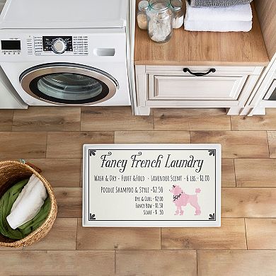 Stupell Home Decor Fancy French Laundry Bath Mat