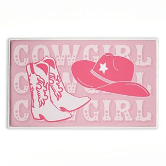 Stupell Home Decor Cowgirl Decorative Bath Mat