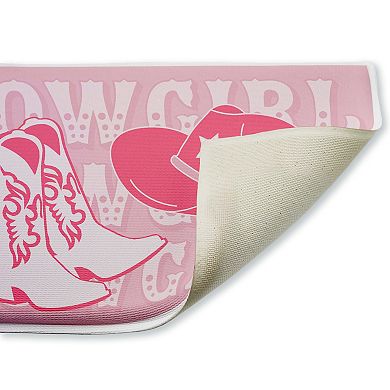 Stupell Home Decor Cowgirl Decorative Bath Mat