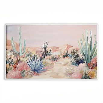 Stupell Home Decor Desert Wonderland Cacti Decorative Bath Mat
