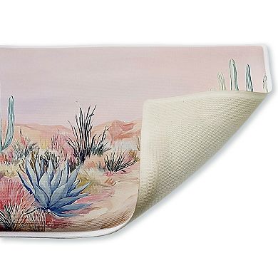 Stupell Home Decor Desert Wonderland Cacti Decorative Bath Mat