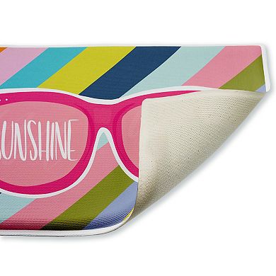 Stupell Home Decor Sunshine Vibes Sunglasses Mat