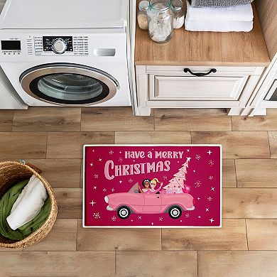 Stupell Home Decor Midcentury Christmas Bath Mat