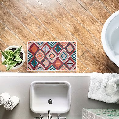 Stupell Home Decor Bold Geometric Patterns Bath Mat