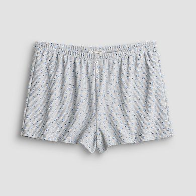 Juniors' Pink Republic Lounge Pajama Shorts