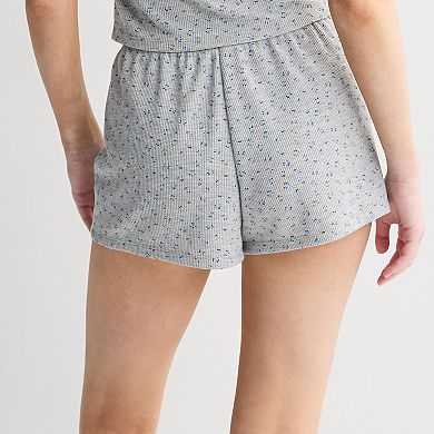 Juniors' Pink Republic Lounge Pajama Shorts