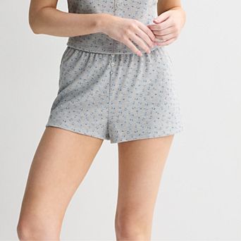 Juniors' Pink Republic Lounge Pajama Shorts