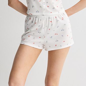 Juniors' Pink Republic Lounge Pajama Shorts