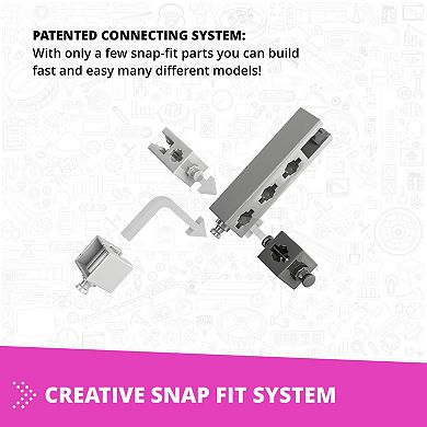 Engino Creative Builder 15-In-1 Designer Series Toy Vehicles