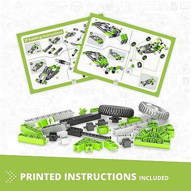 Engino Creative Builder 15-In-1 Multimodel Toy Vehicles Brick Set