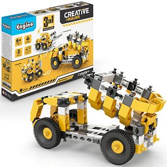 Engino Creative Builder 3-In-1 Tipper Truck Multimodel Vehicle Brick Set