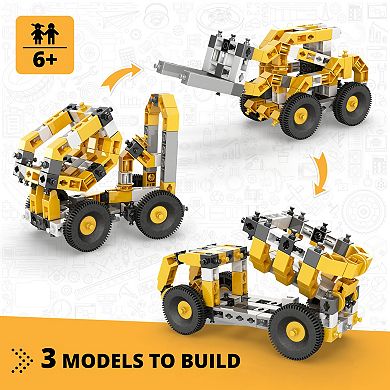 Engino Creative Builder 3-In-1 Tipper Truck Multimodel Vehicle Brick Set