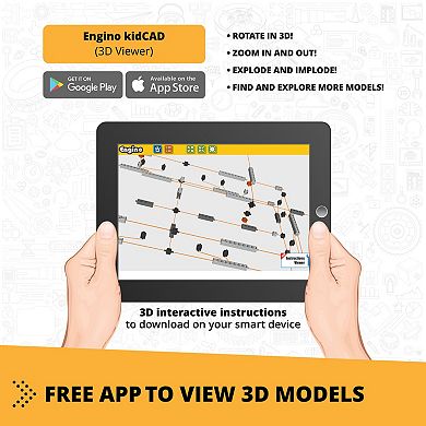 Engino Creative Builder 3-In-1 Tipper Truck Multimodel Vehicle Brick Set