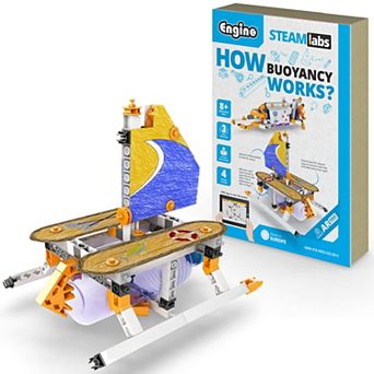 Engino STEAM Labs Junior How Buoyancy Works 4 Model Brick Building Set