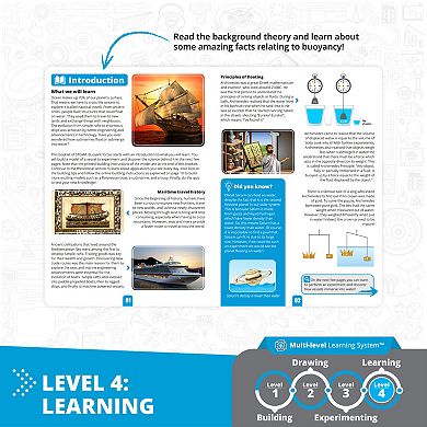 Engino STEAM Labs Junior How Buoyancy Works 4 Model Brick Building Set