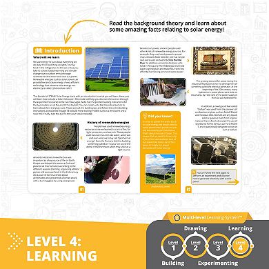 Engino STEAM Labs Junior Solar Energy Building Set