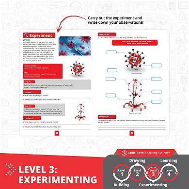 Engino STEAM Labs Junior How Viruses Work 2-pc. Model Brick Building Set