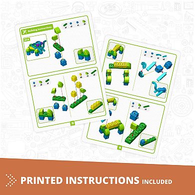 Engino STEAM Labs Junior Wild Animals Toy Brick Build