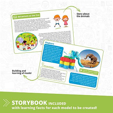 Engino Creative Engineering Maker Junior Multimodel Brick Building Set