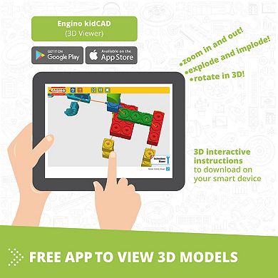 Engino Creative Engineering Maker Junior Multimodel Brick Building Set