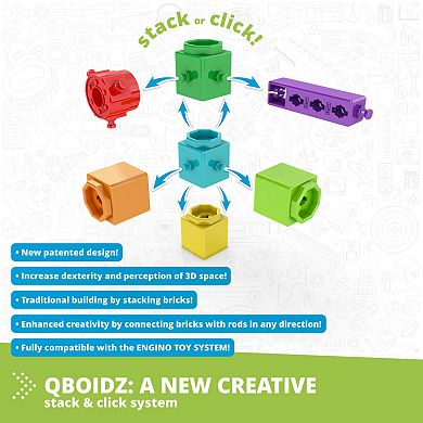 Engino Creative Engineering Maker Junior Multimodel Brick Building Set