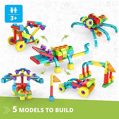 Engino Qboidz Alligator 5 Model Brick Building Toy Construction Set