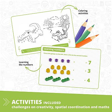 Engino Qboidz Alligator 5 Model Brick Building Toy Construction Set