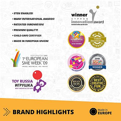 Engino Creative Builder 3-In-1 Backhoe Loader Multimodel Vehicle Brick Set