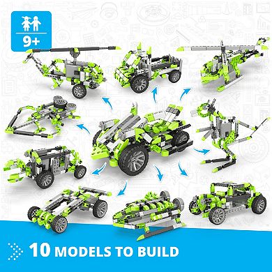 Engino Inventor Motorized 4-Wheeled Extreme Bike Toy