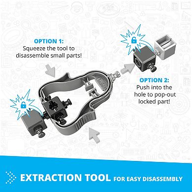 Engino Inventor Motorized 4-Wheeled Extreme Bike Toy