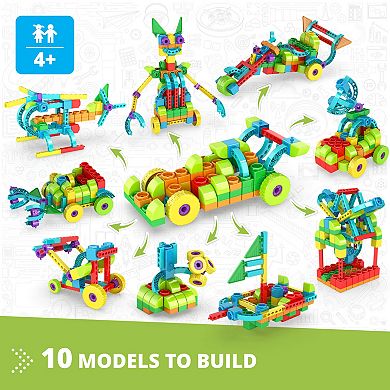 Engino Qboidz Racing Car 10 Model Building Set