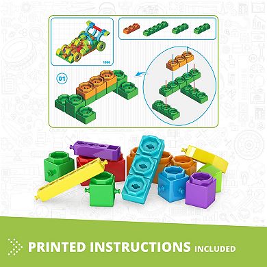 Engino Qboidz Racing Car 10 Model Building Set