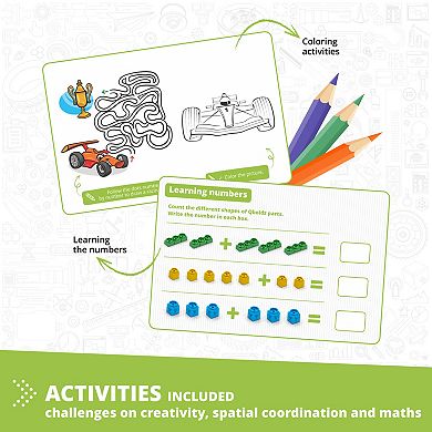 Engino Qboidz Racing Car 10 Model Building Set